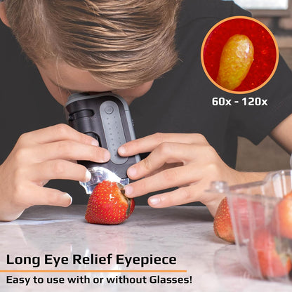 Compact Mini LED Microscope