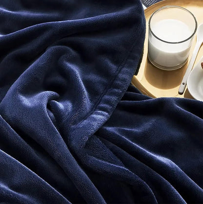 Soft Plush Faux Fur Large Throw Blanket
