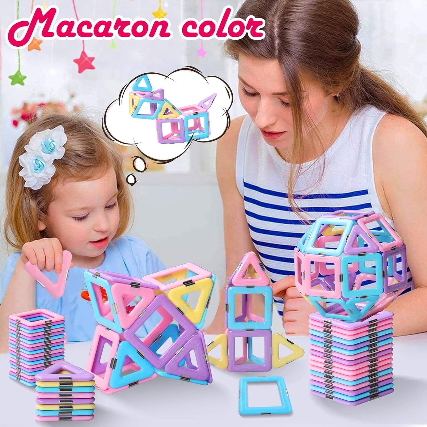 Fun Magnetic Building Blocks Toy Set