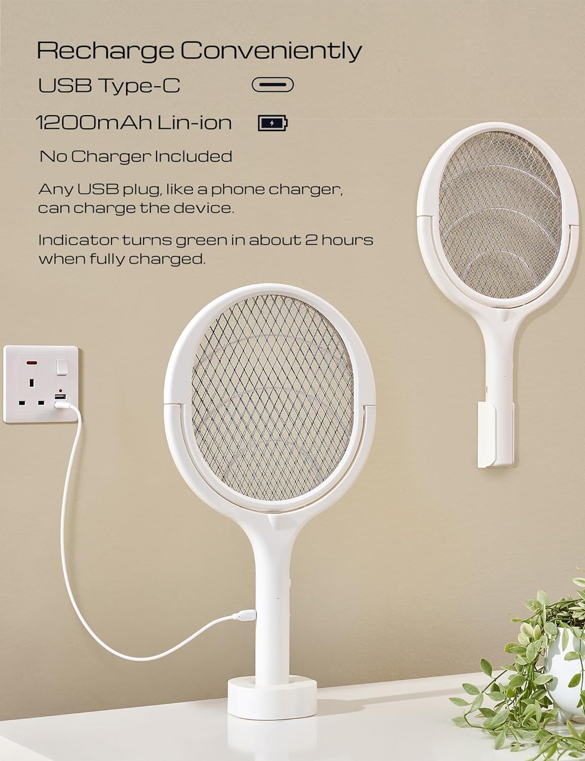 Befez | Portable Bug Zapper - Rechargeable Fly Killer