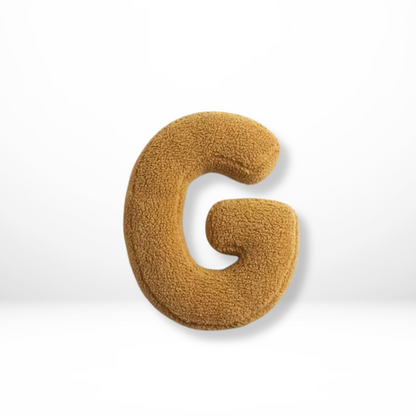 Soft Velvet Letter Pillow With Alphabet Design