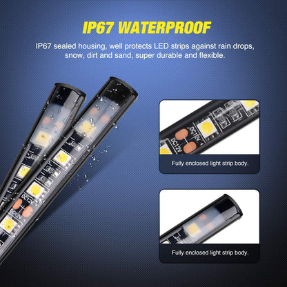 Bright LED Truck Bed Lighting 60 Inch Strip