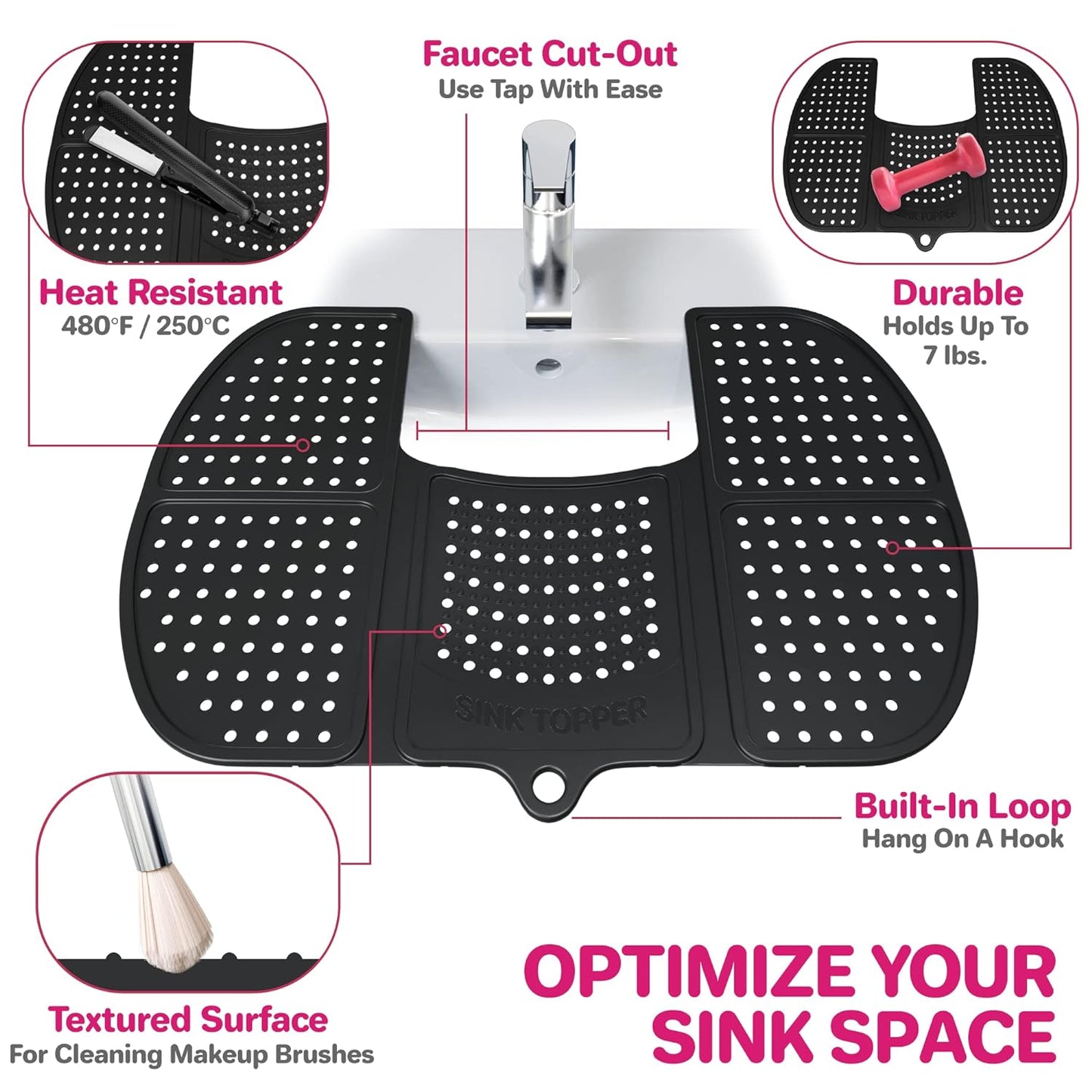 Protective Bathroom Counter Cover