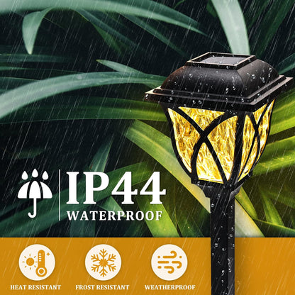 Bright Solar Powered Garden Path Lights Set