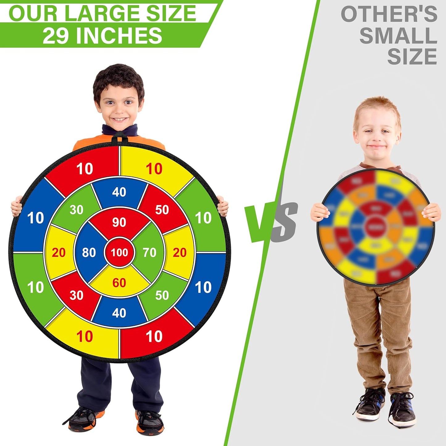 Befez Kids Soft Tip Dart Board Set