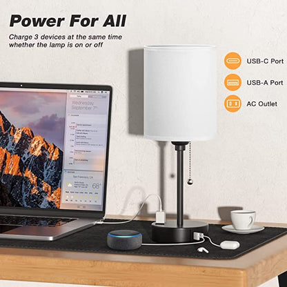 Stylish Desk Lamp with USB Charging and Color Options