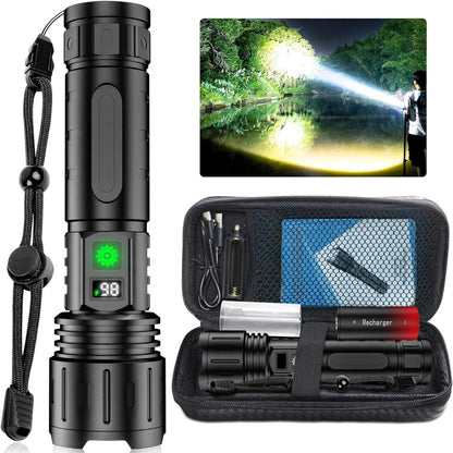Bright Heavy Duty Rechargeable LED Flashlight