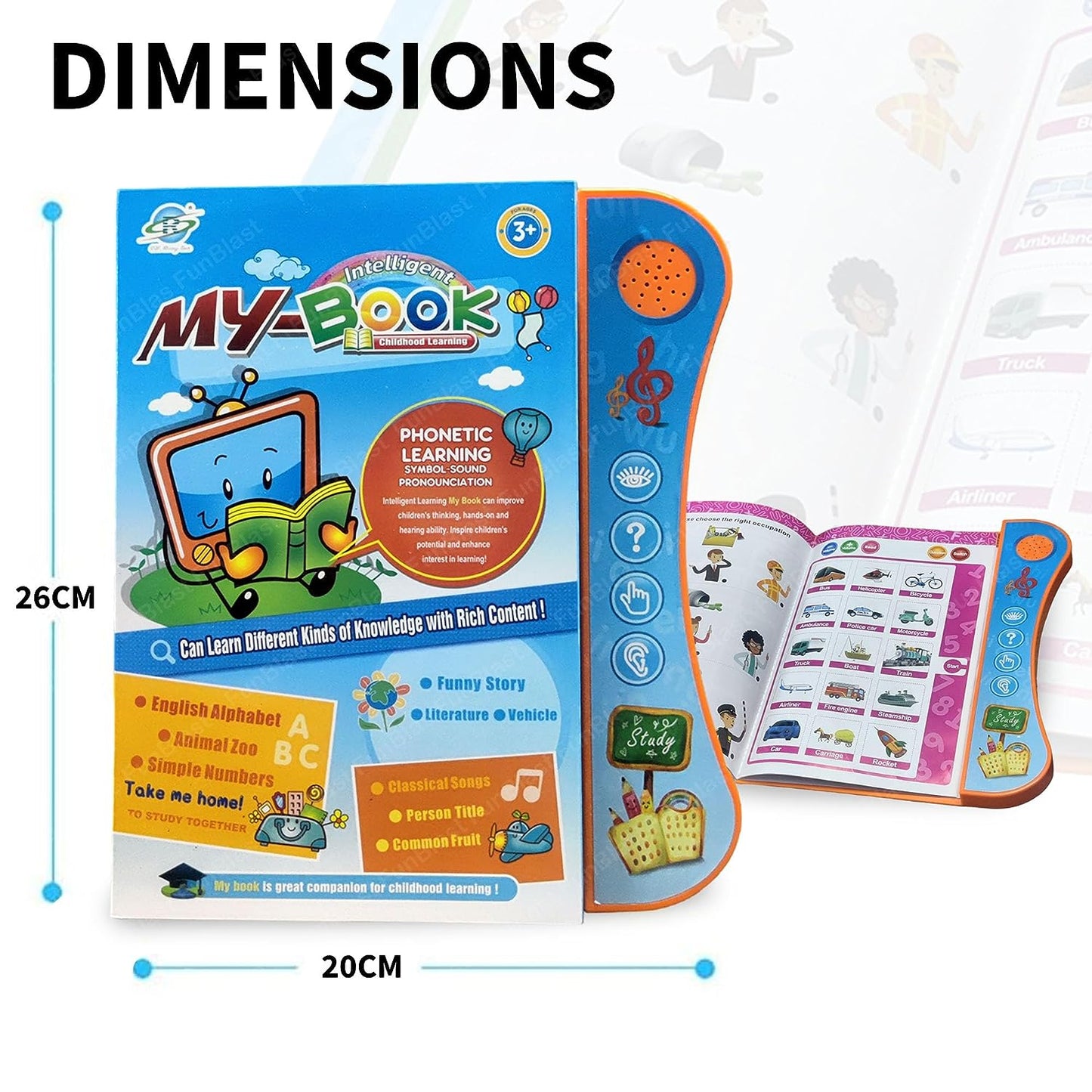 Fun Learning Interactive Sound Book with Pen