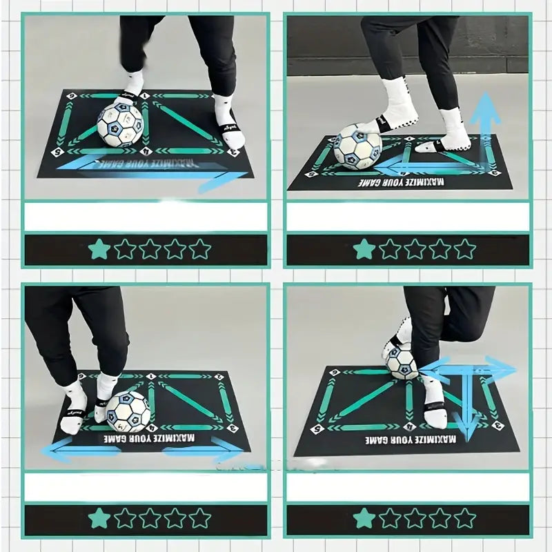 Fun Kids Soccer Training Mat with Online Tutorials