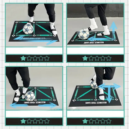 Fun Kids Soccer Training Mat with Online Tutorials
