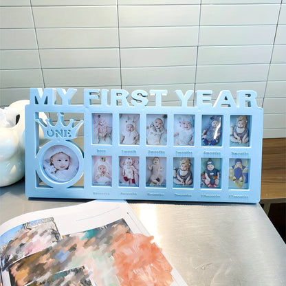 Personalized Baby Picture Frame for 12 Months
