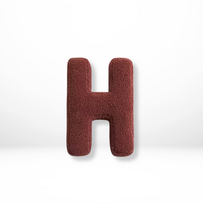 Soft Velvet Letter Pillow With Alphabet Design