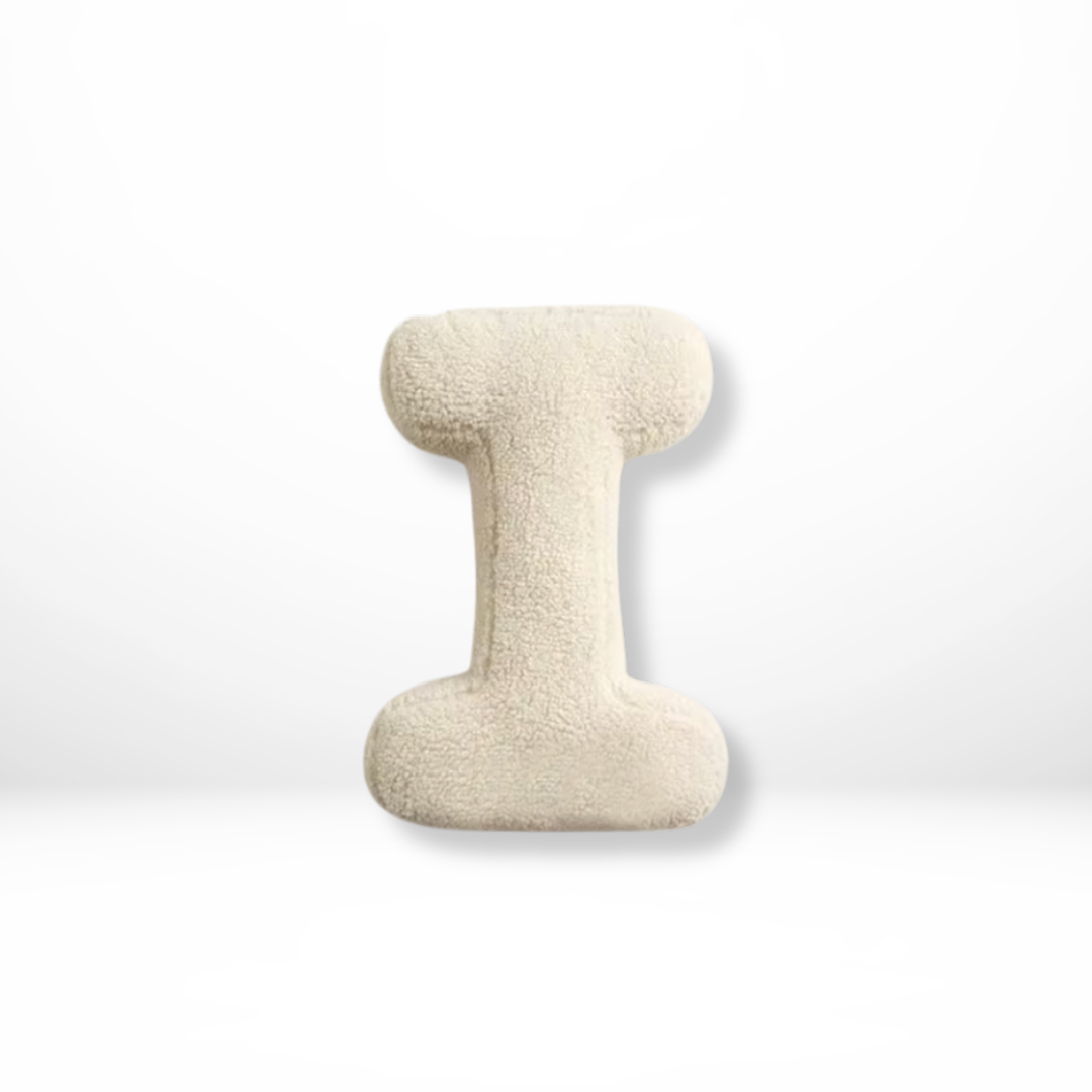 Soft Velvet Letter Pillow With Alphabet Design