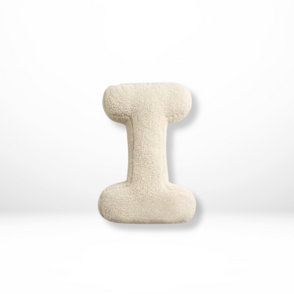 Soft Velvet Letter Pillow With Alphabet Design