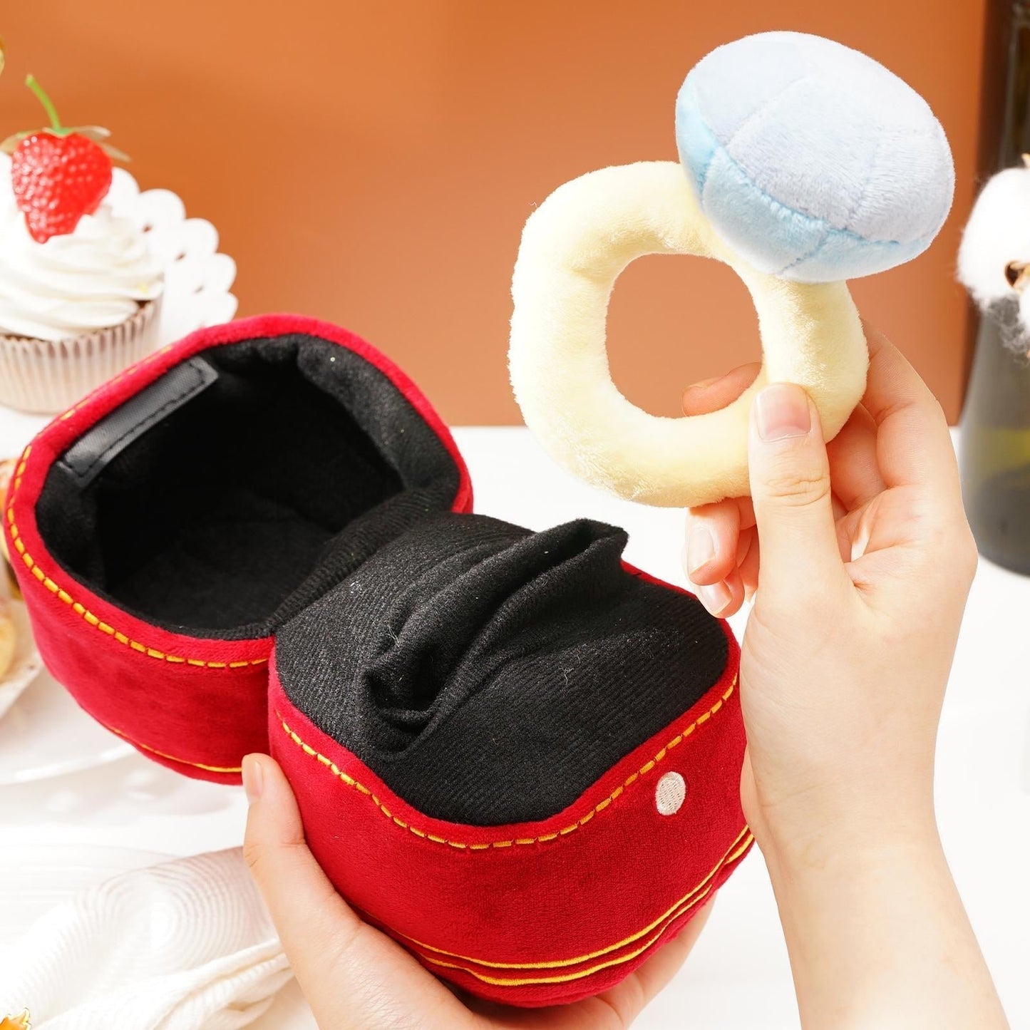 Befez | Sweet Heart Velvet Jewelry Box