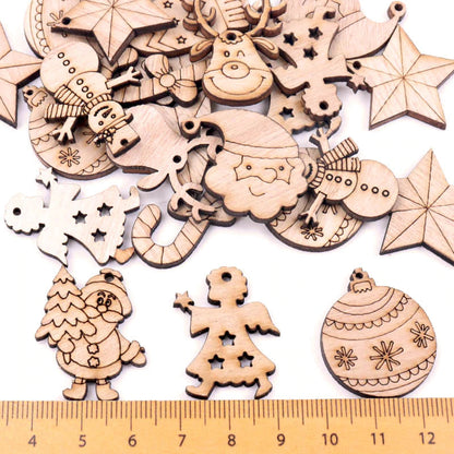 Befez | Traditional Wooden Holiday Christmas Decorations