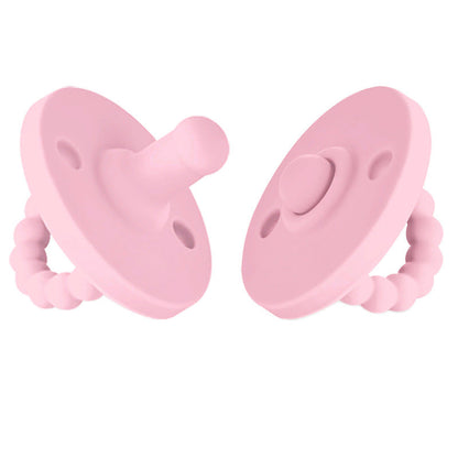 Soft Baby Pacifier with Teether Handle, BPA Free