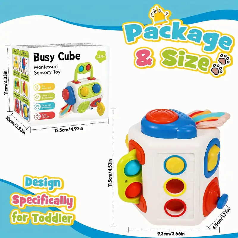 Colorful Learning Cube Toy for Baby Development