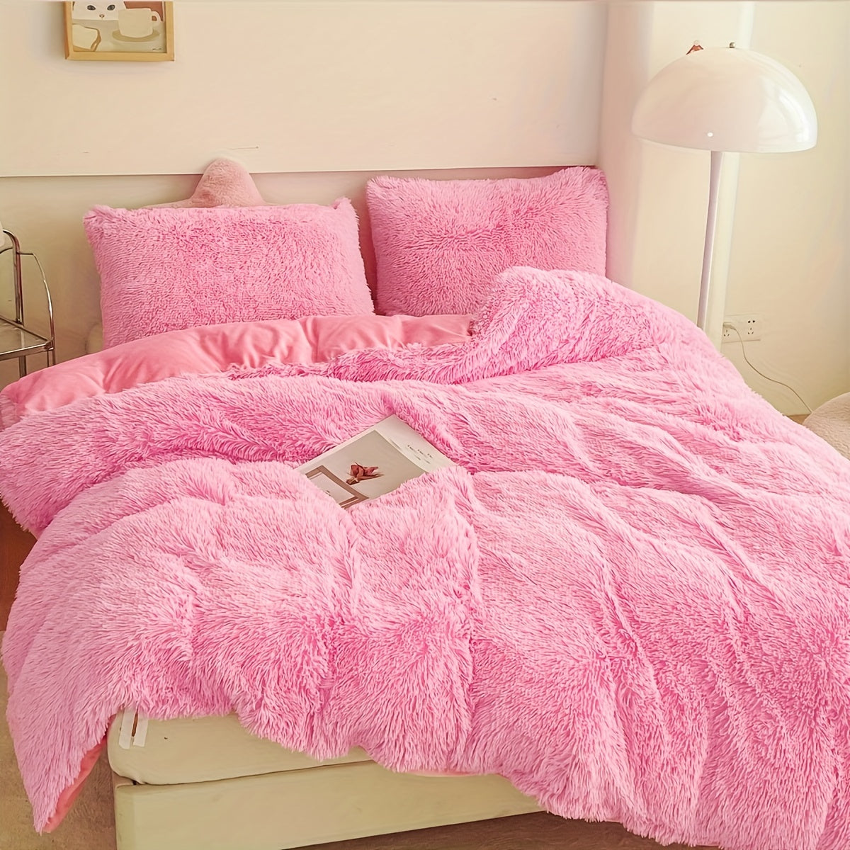 Soft Plush Duvet Cover Set for Cozy Bedding