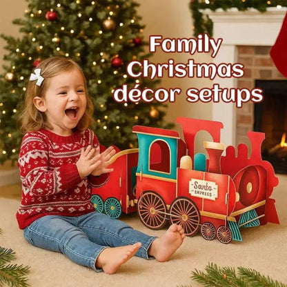 Magic Christmas Morning Surprise Storage Ottoman