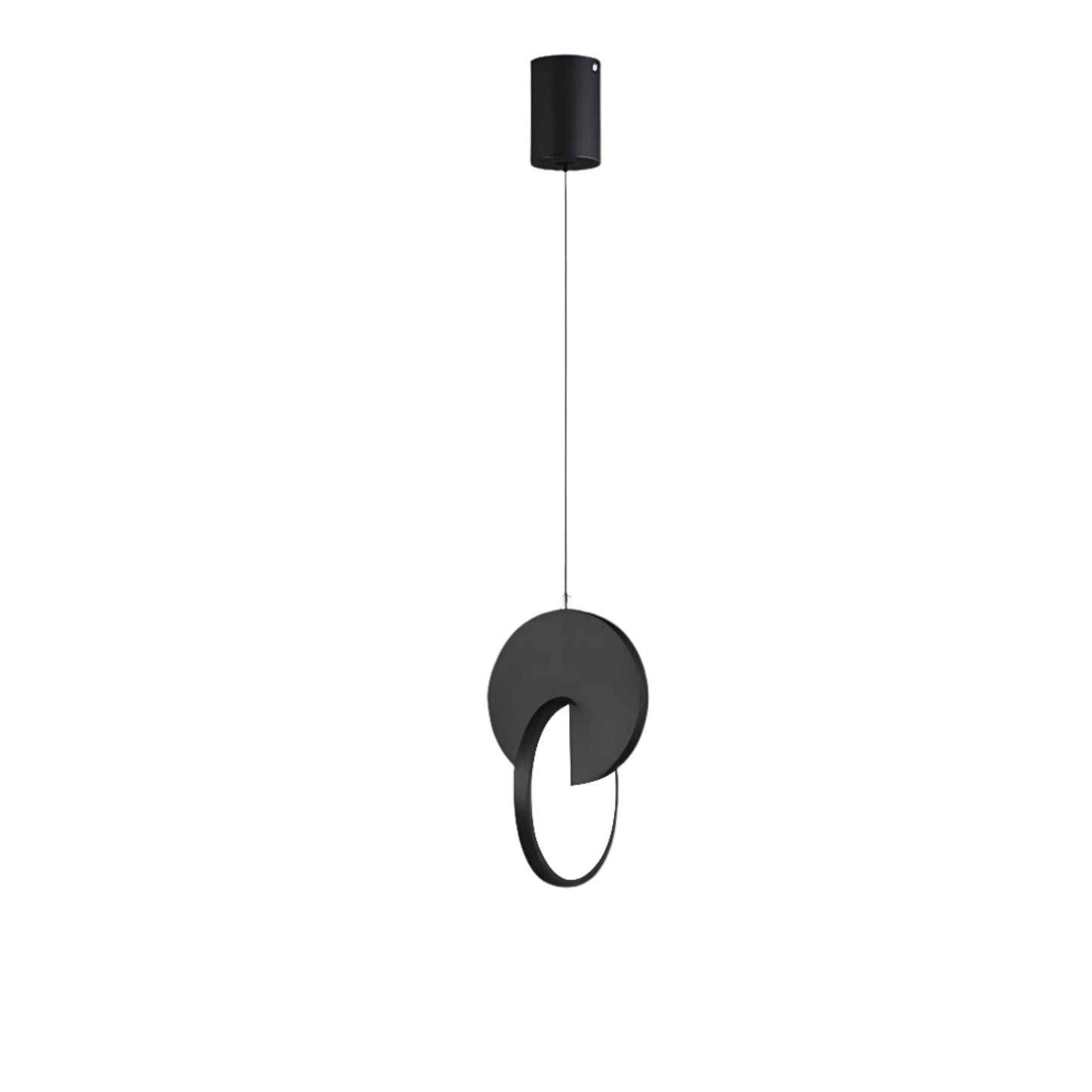 Stylish Round LED Hanging Light with Soft Warm Glow