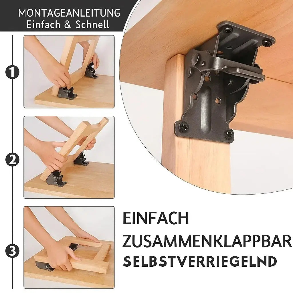 Sturdy Folding Table Leg