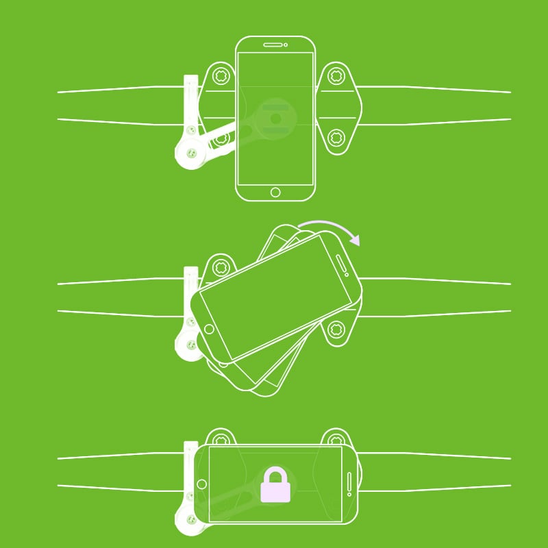 Befez RideGuard - Secure Bike Phone Mount