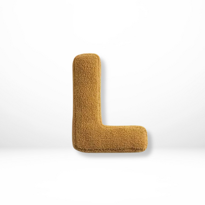 Soft Velvet Letter Pillow With Alphabet Design