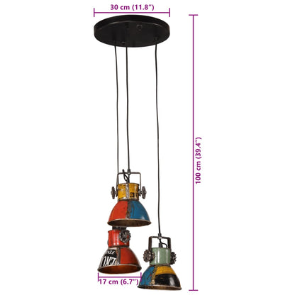 Modern Triangle Hanging Light Fixture