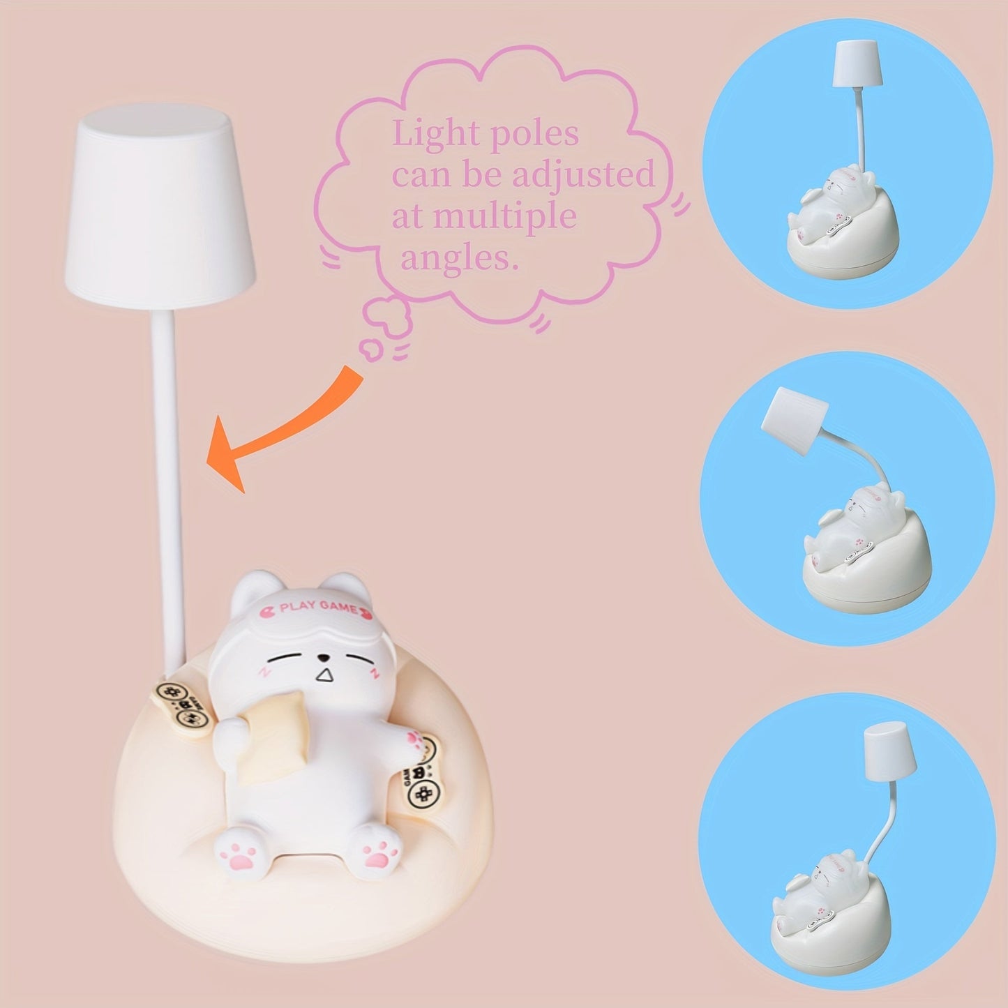 Adorable Kitty LED Night Lamp