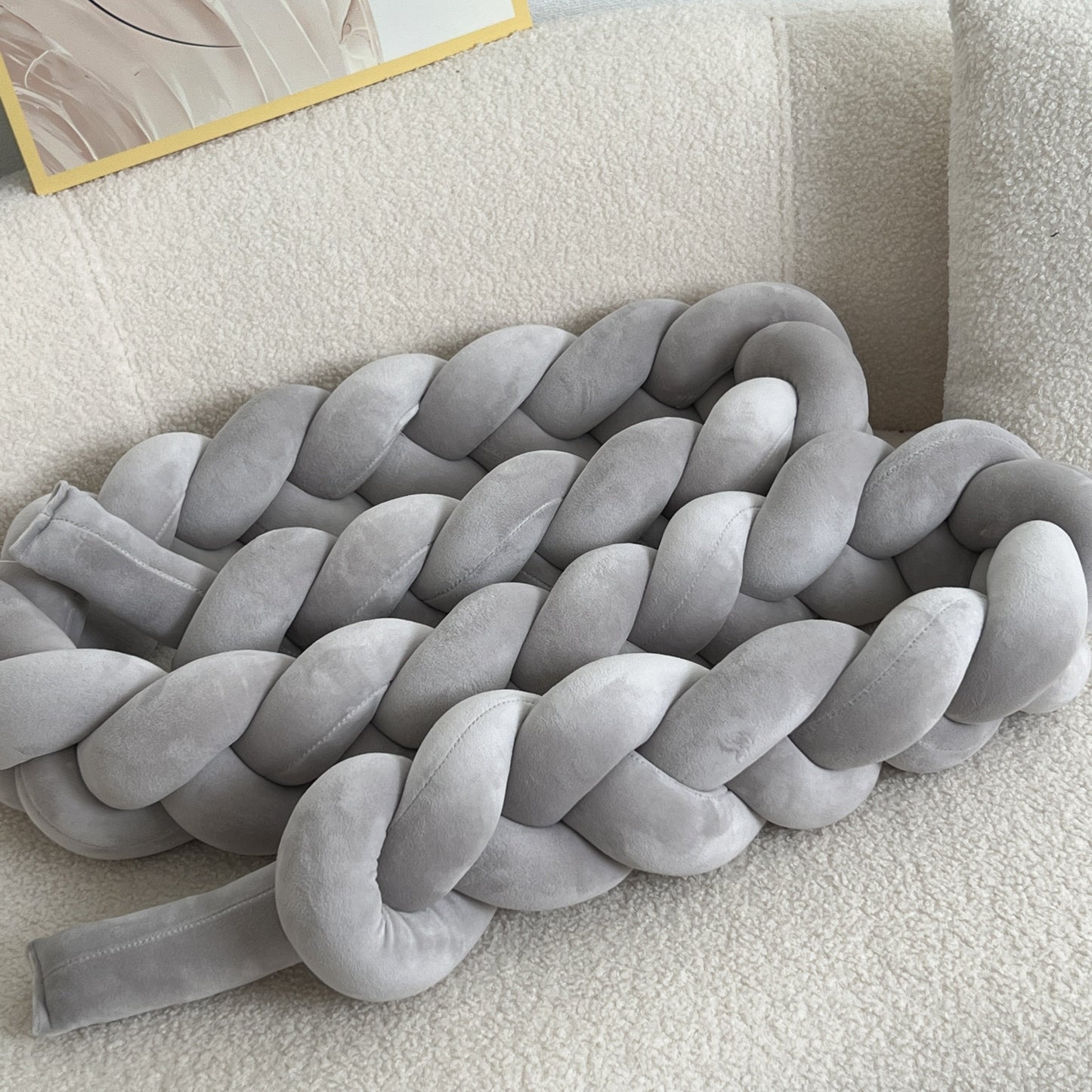 Stylish Geometric Floor Pillow with Washable Cover