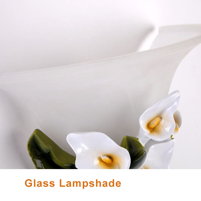 Floral LED Wall Light Fixture