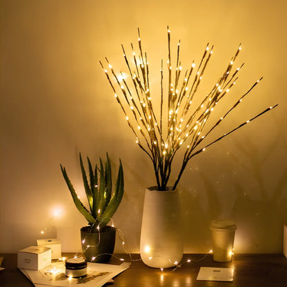 Decorative Lit Tree Branches