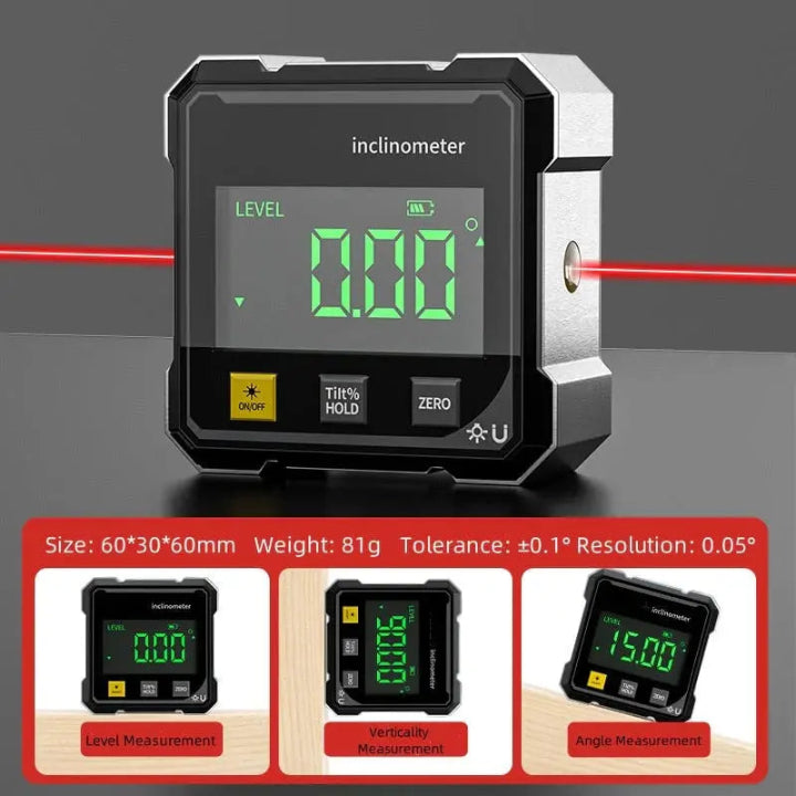 Accurate Magnetic Digital Angle Finder Level Tool