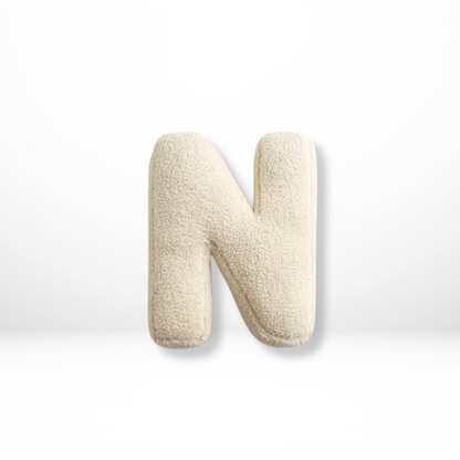 Soft Velvet Letter Pillow With Alphabet Design