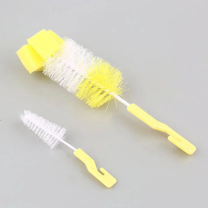 Baby Bottle Cleaning Brush Set with Nipple Brush - Befez