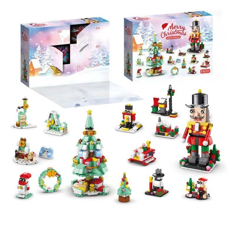 Fun Christmas Brick Countdown Calendar