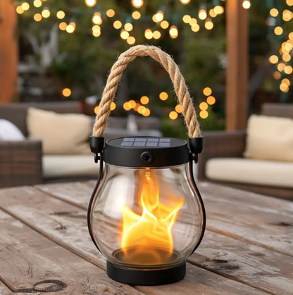 Warm Ambient Solar Flame Light