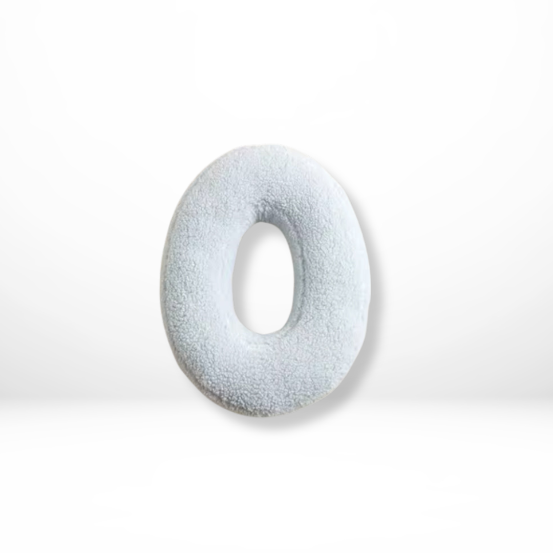Soft Velvet Letter Pillow With Alphabet Design