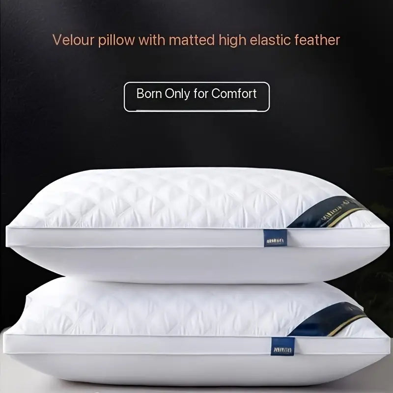 Comfortable Set of 2 Contour Pillows for Restful Sleep