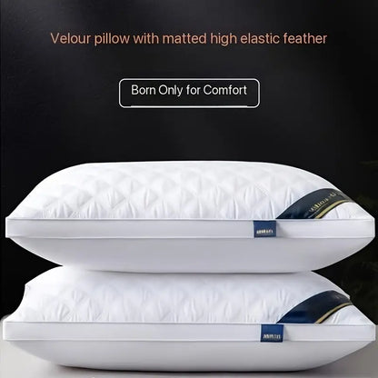 Comfortable Set of 2 Contour Pillows for Restful Sleep