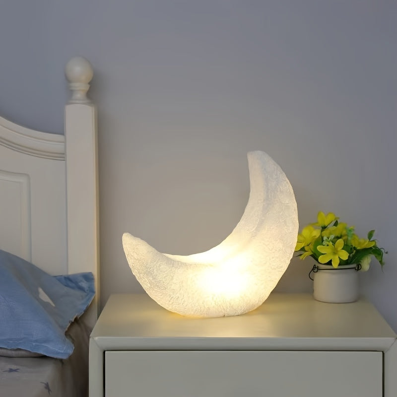 Modern Half Moon Table Lamp with USB Rechargeable Battery - Befez
