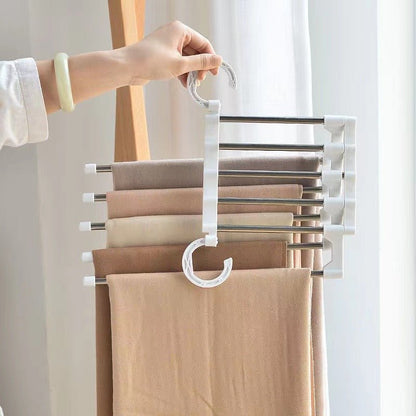 Versatile 5-in-1 Space Saving Rack Hanger