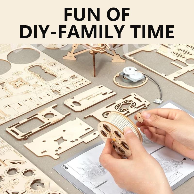 Interlocking Wooden 3D Brain Teaser Puzzle