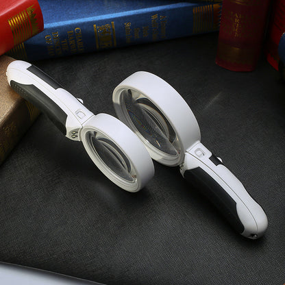 Compact 20X LED Magnifying Glass with Light