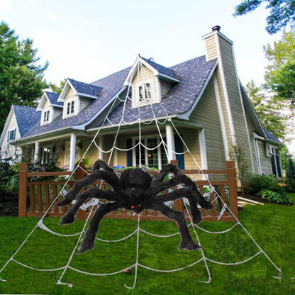 Creepy Halloween Decor, Stretchy Spider Web