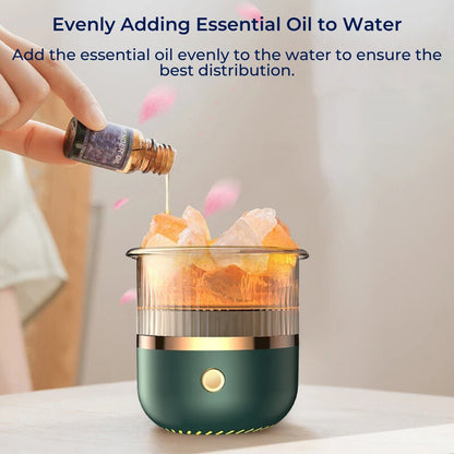Compact USB Essential Oil Diffuser & Night Lamp