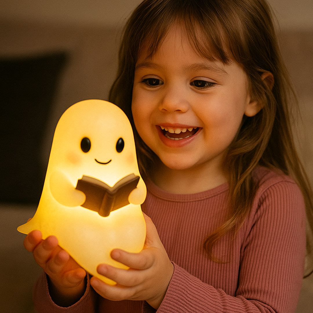 Cozy Table Night Light - Warm Handmade Bedroom Lamp