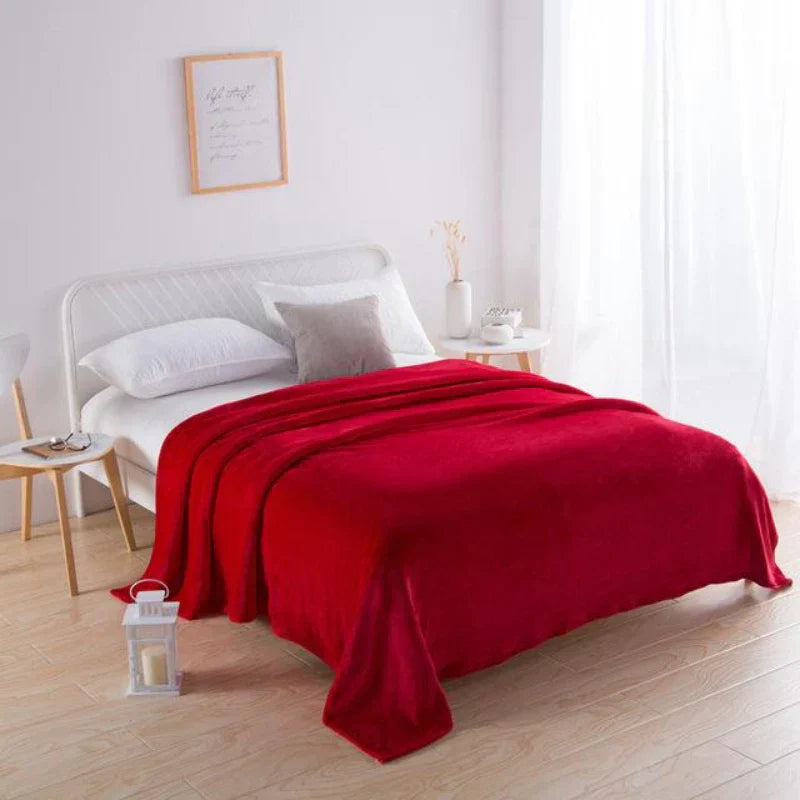 Plush Velvet Throw Blanket