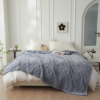 Soft Wool Blanket for Bed